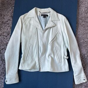 Ralph Lauren Light Blue Leather Jacket
Excellent condition  hotgeous